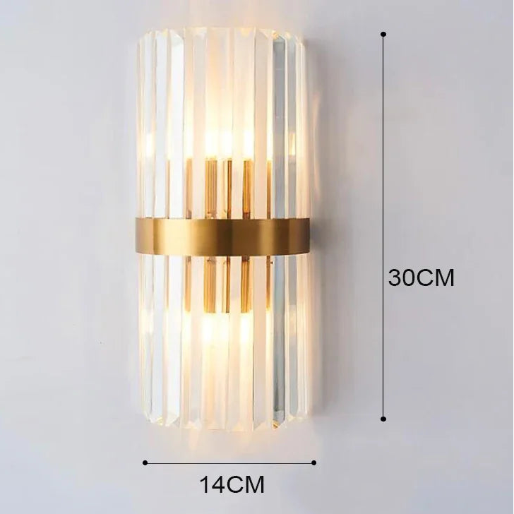 Luxury Gold LED Wall Sconce