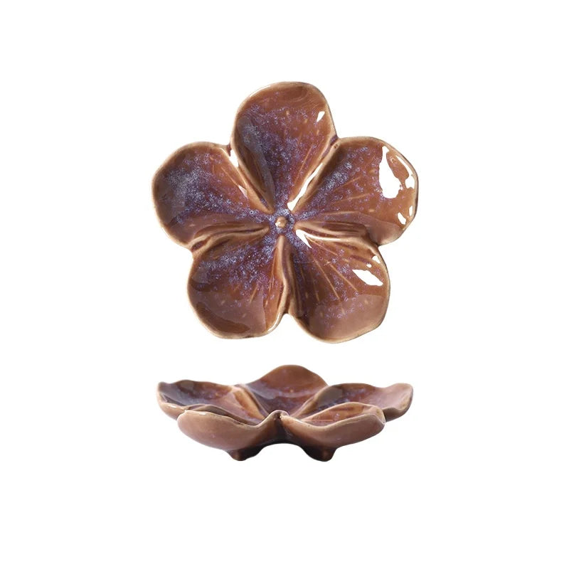 Flower Shaped Ceramic Dipping Sauce Dish