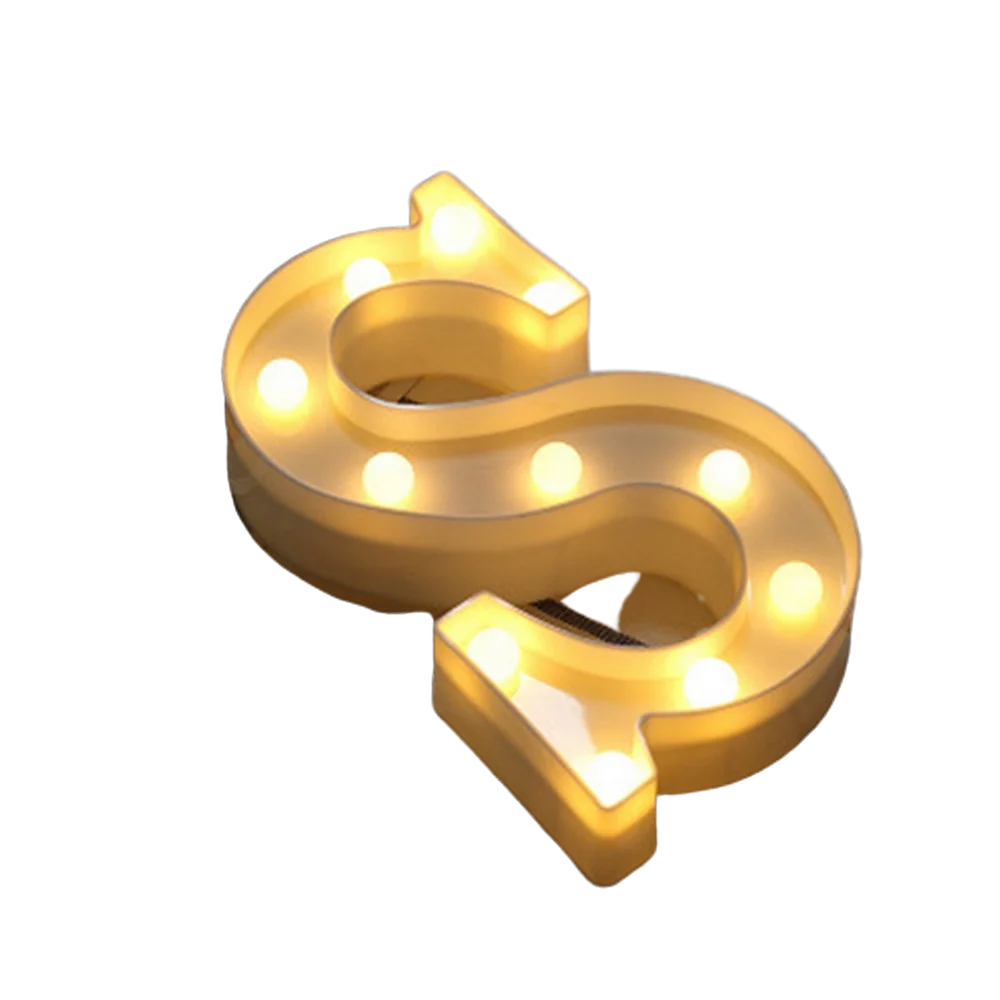 Luminous LED Alphabet and Number Lights