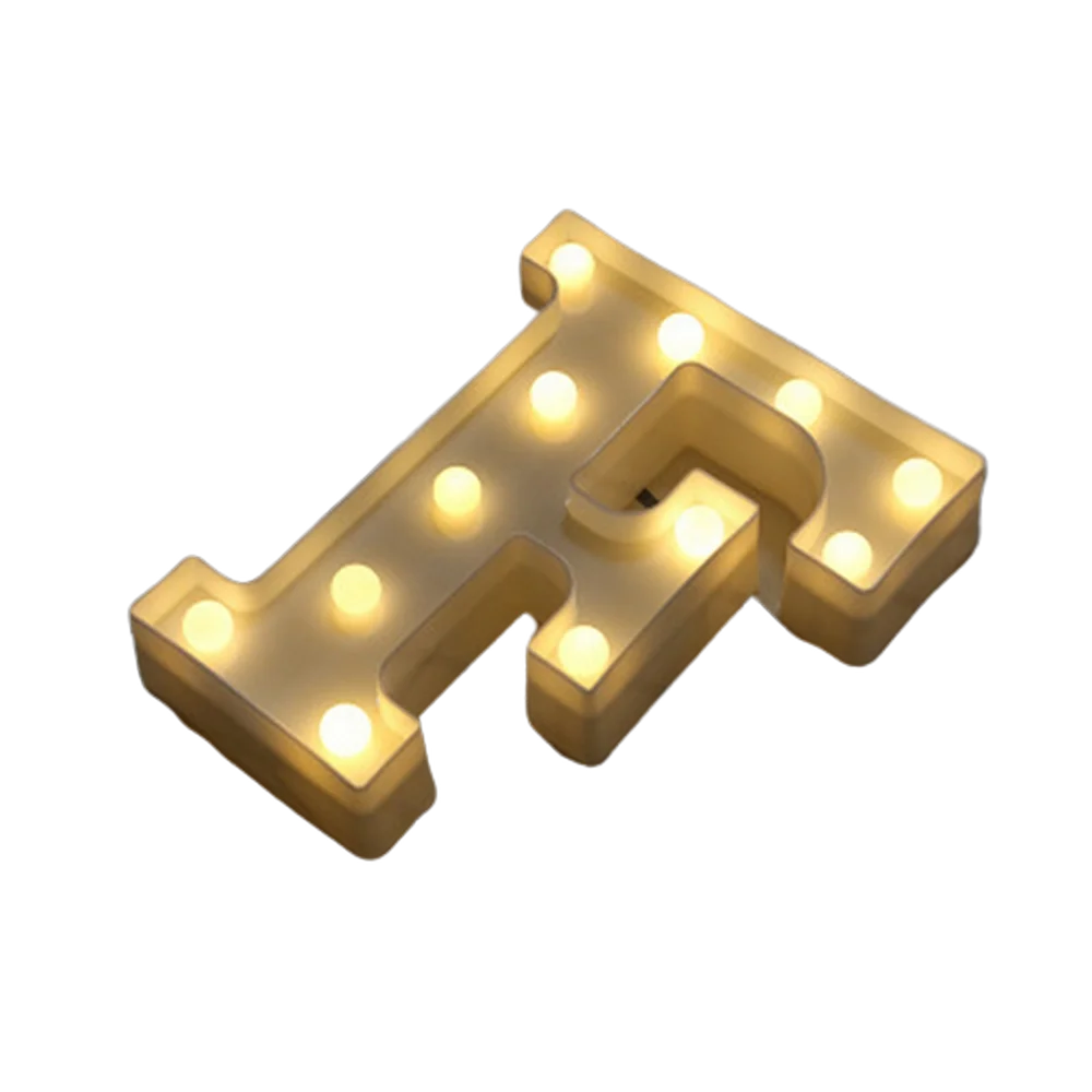 Luminous LED Alphabet and Number Lights
