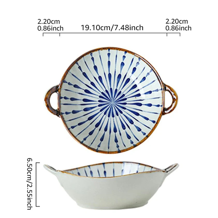 Ceramic Bowl with Handle