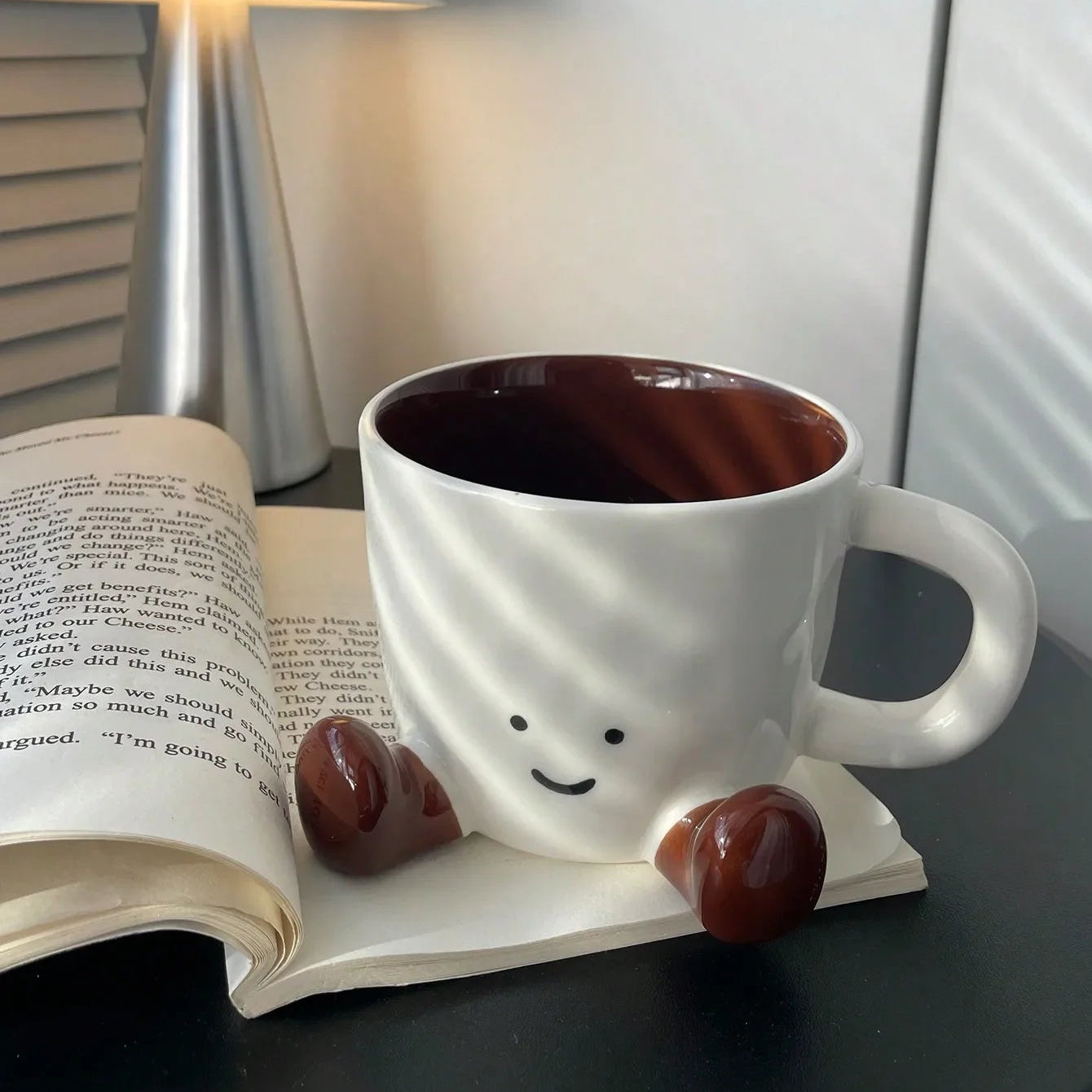 Happy Face Ceramic Coffee Mug