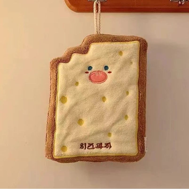 Coral Velvet Hand Towel