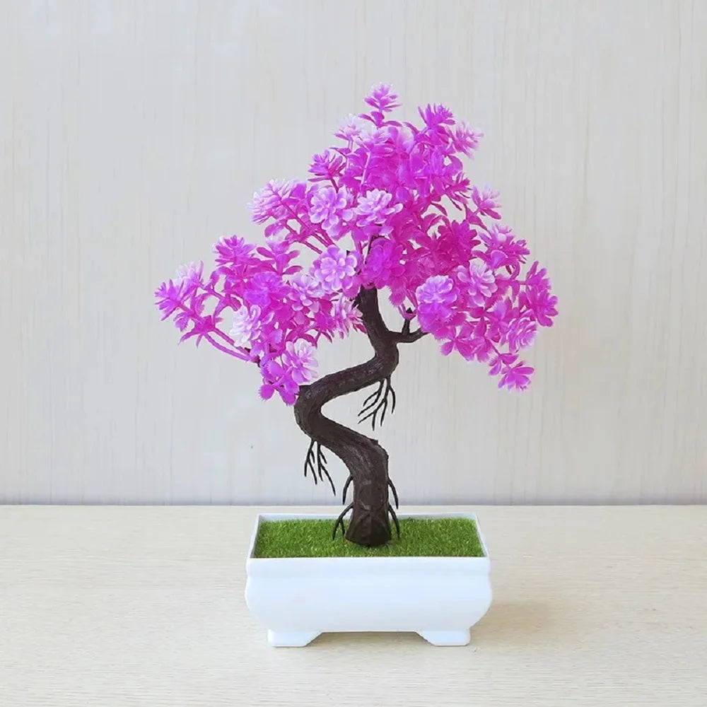Small Potted Bonsai Artificial Plant