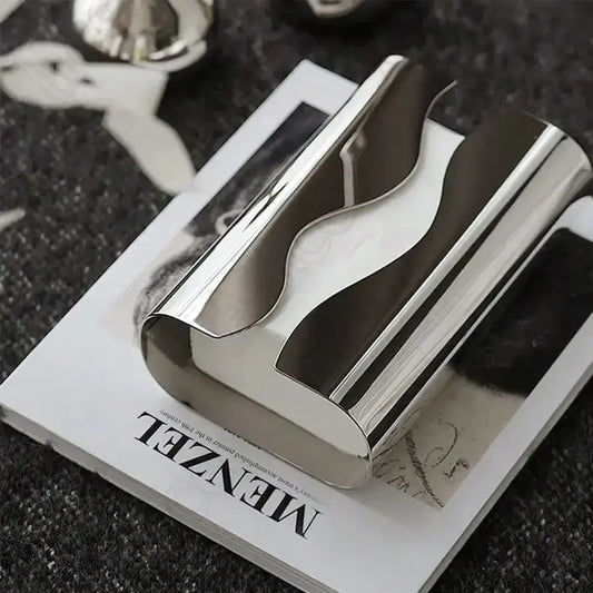 Nordic Mirror Finish Stainless Steel Tissue Case