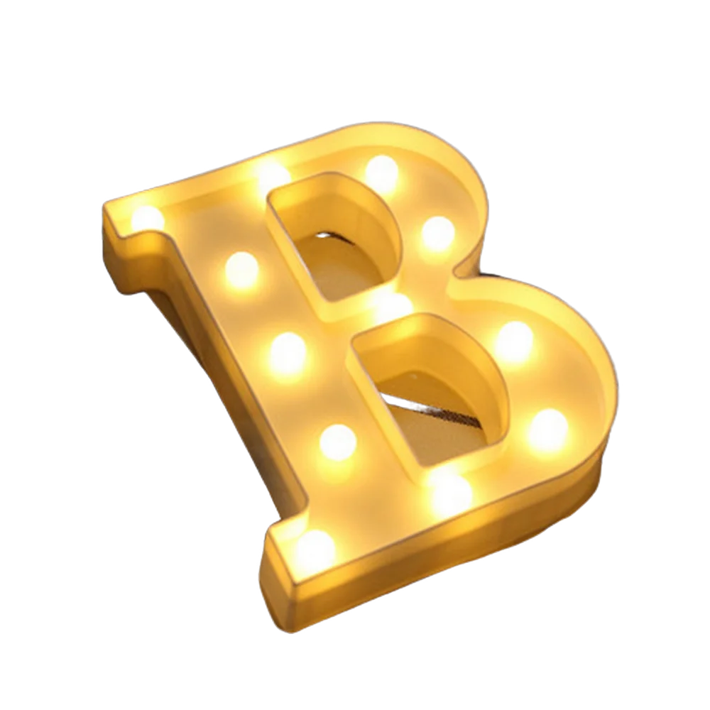 Luminous LED Alphabet and Number Lights