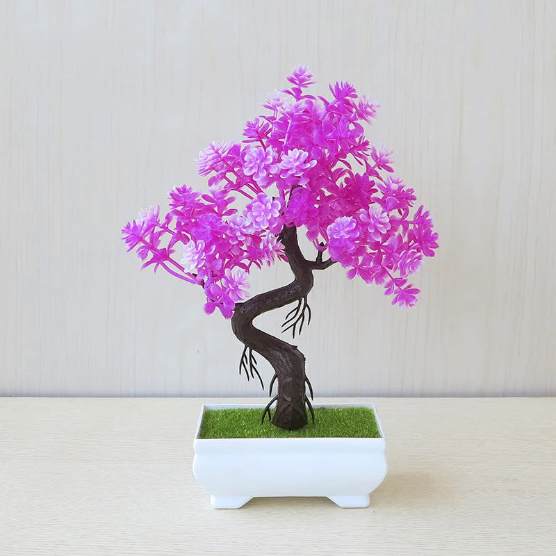 Small Potted Bonsai Artificial Plant