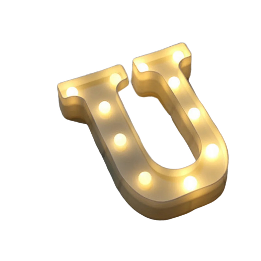 Luminous LED Alphabet and Number Lights