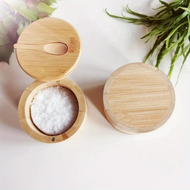 Bamboo Condiment Storage Set