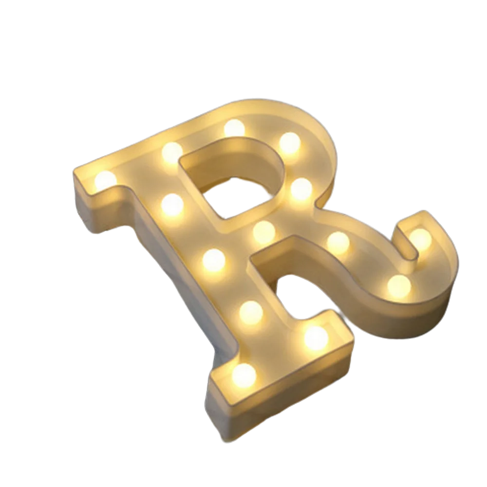 Luminous LED Alphabet and Number Lights