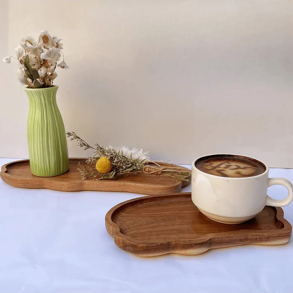 Wooden Tea & Coffee Serving Tray