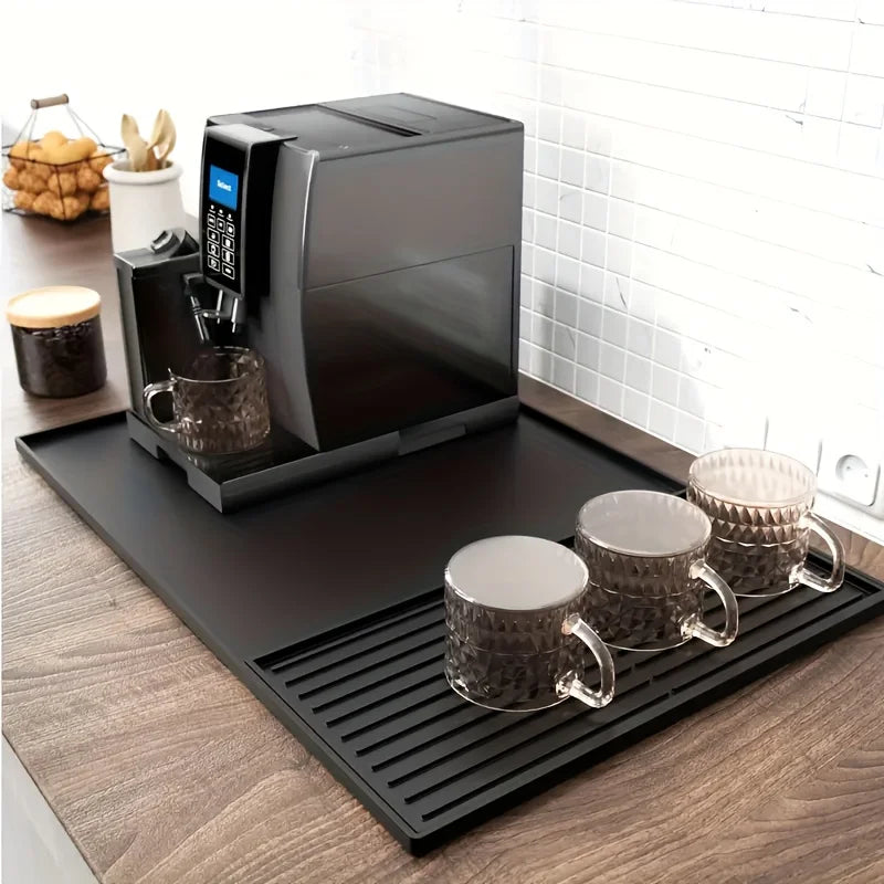 Silicone Coffee Bar Mat Non Slip Heat Resistant