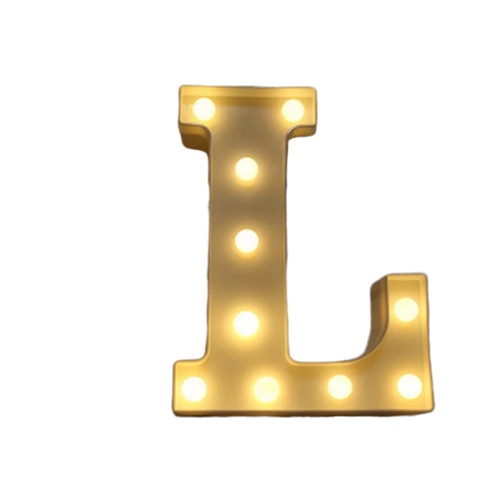 Luminous LED Alphabet and Number Lights