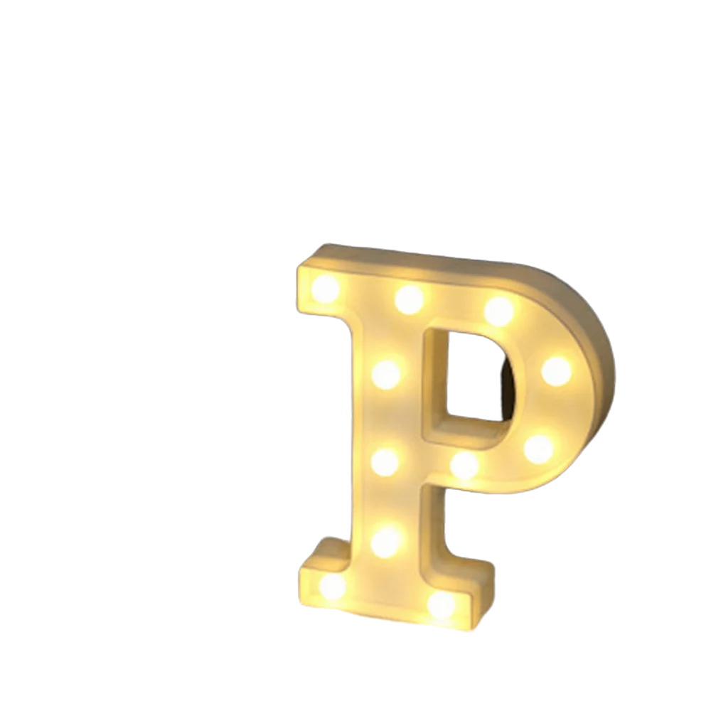 Luminous LED Alphabet and Number Lights