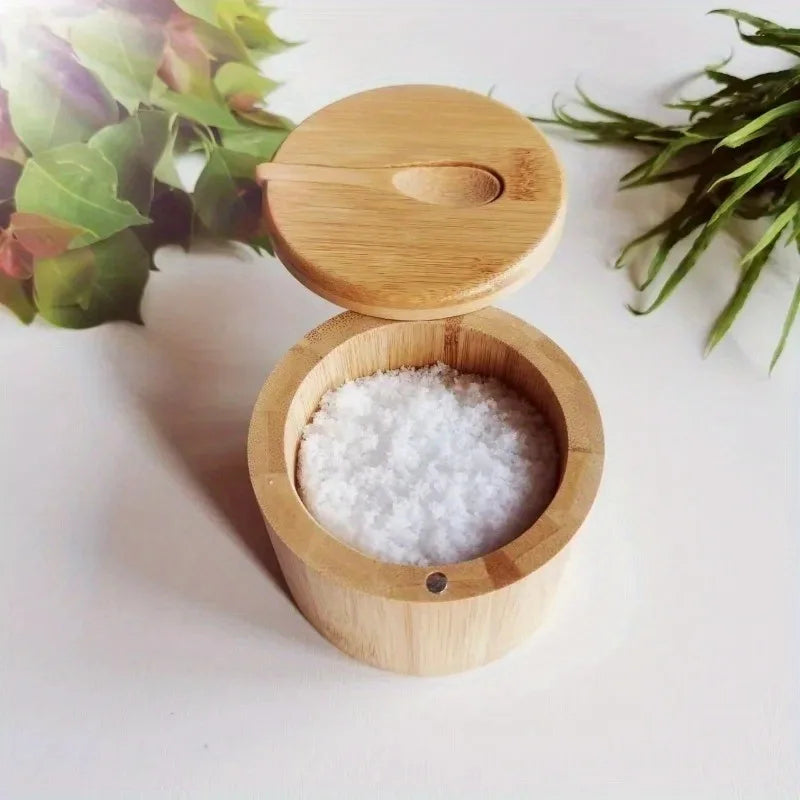 Bamboo Condiment Storage Set
