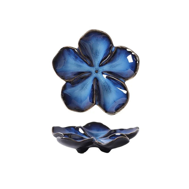 Flower Shaped Ceramic Dipping Sauce Dish