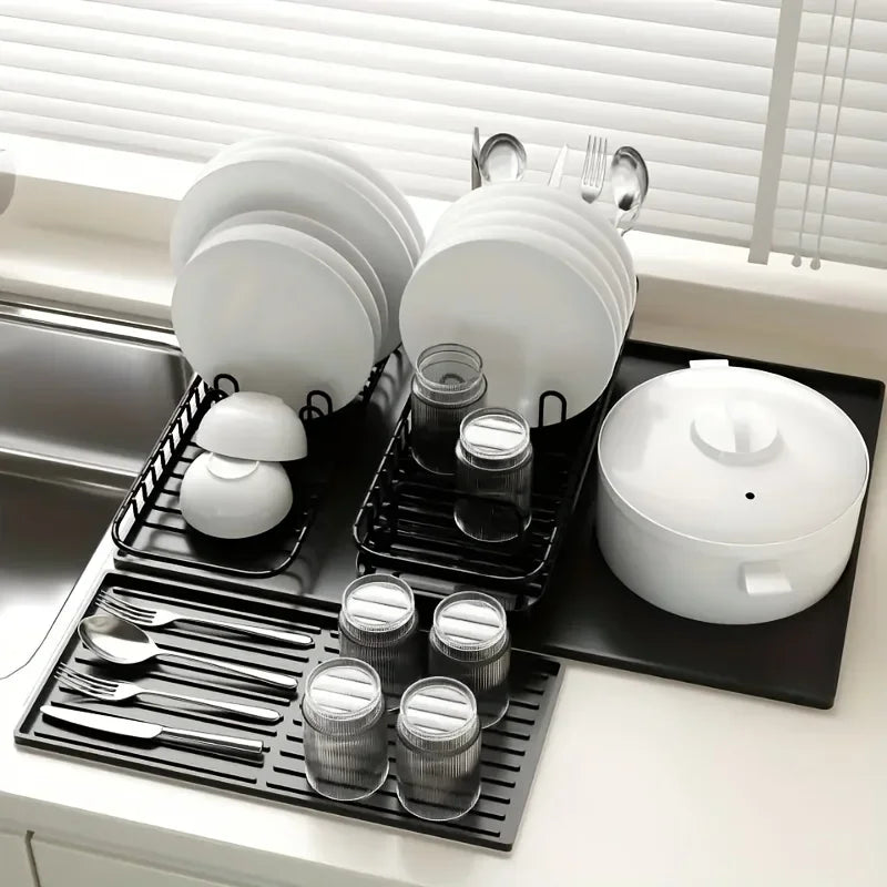 Silicone Coffee Bar Mat Non Slip Heat Resistant