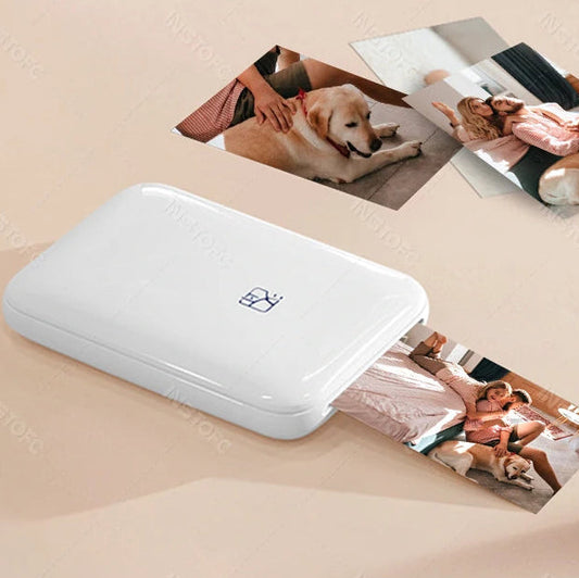 Portable Mini Photo Printer – 2×3" Bluetooth Pocket Printer