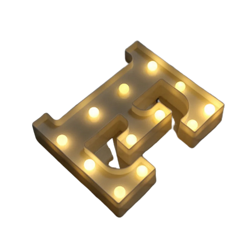 Luminous LED Alphabet and Number Lights