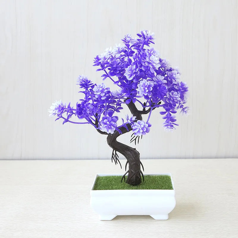 Small Potted Bonsai Artificial Plant