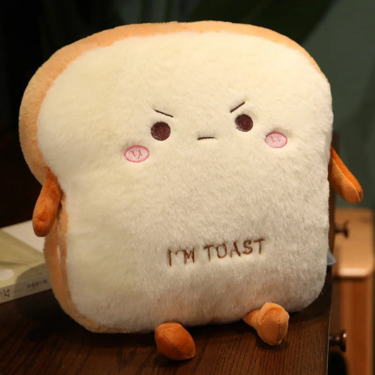 Plush Bread Pillow Soft Toast Cushion