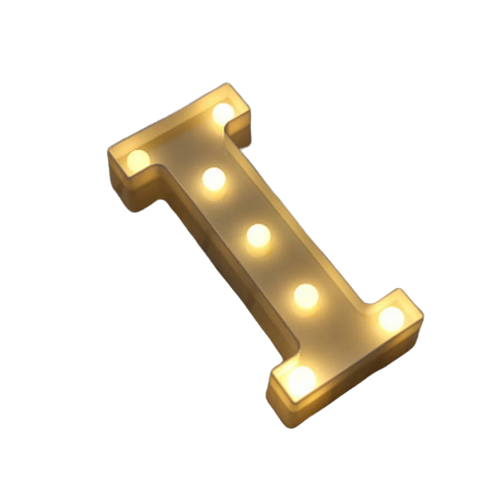 Luminous LED Alphabet and Number Lights