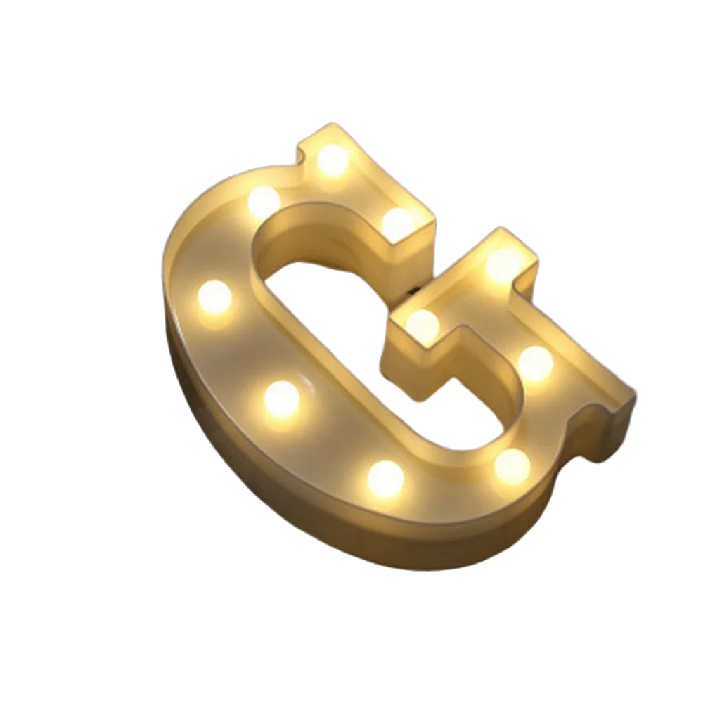Luminous LED Alphabet and Number Lights