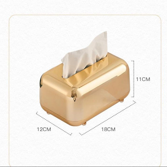 Luxury Metal Tissue Box and Napkin Holder