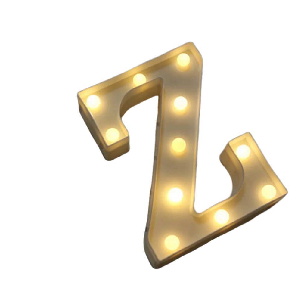 Luminous LED Alphabet and Number Lights
