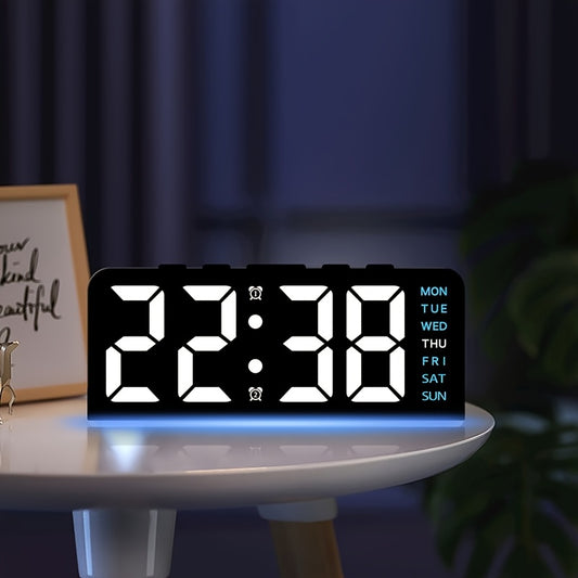 Digital LED Alarm Clock with Backlight